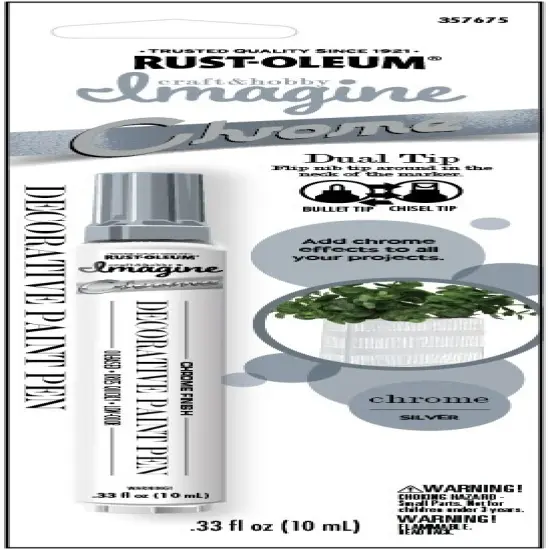 Rust-Oleum Imagine Chrome Marker-Silver {1}