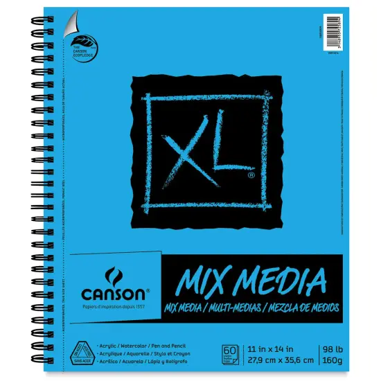 Canson XL Mixed Media Pad - 11" x 14", Portrait, 60 Sheets {2}