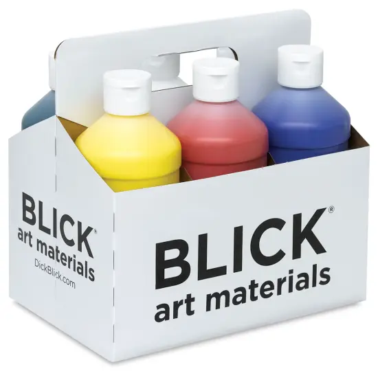 Blick Student Tempera Paints - Set of 6, Basic Colors, Pint {1}