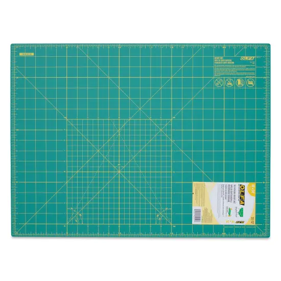 Olfa Self-Healing Rotary Cutting Mat - Green, 18" x 24" {1}