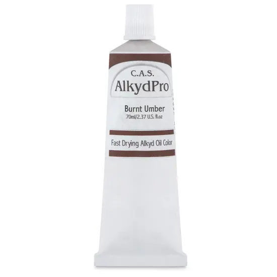 CAS AlkydPro Fast-Drying Alkyd Oil Color - Burnt Umber, 70 ml tube {1}