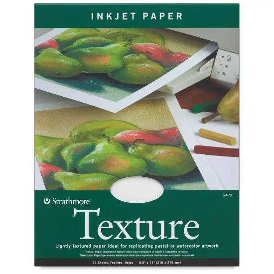 Strathmore Inkjet Papers - 8-1/2" x 11", Texture, 25 Sheets {2}