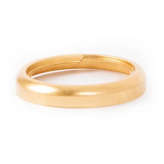 Aladdin Blade Style Burner Collar for Oil Lamps, Glue-On, N122B Brass Finish {4}