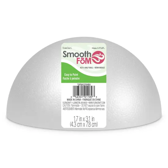FloraCraft SmoothFoM Half Ball-1.7"X3.1" {1}