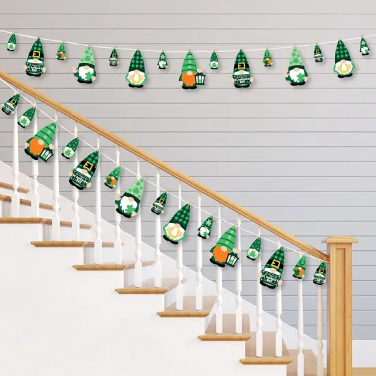 Big Dot of Happiness Irish Gnomes - St. Patrick's Day Party DIY Decorations - Clothespin Garland Banner - 44 Pieces {3}