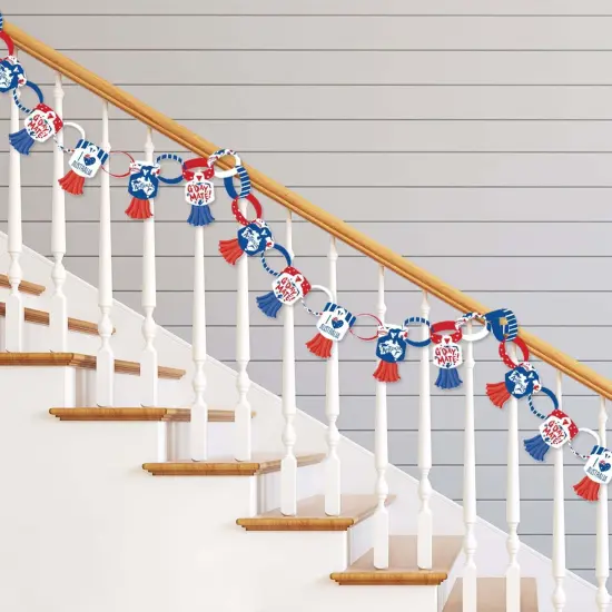 Big Dot of Happiness Australia Day - 90 Chain Links and 30 Paper Tassels Decoration Kit - G'Day Mate Aussie Party Paper Chains Garland - 21 feet {3}