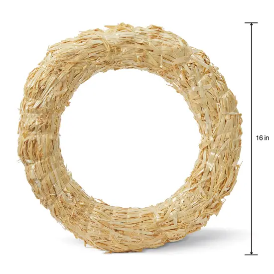 FloraCraft Straw Wreath Form-16" {3}