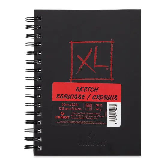 Canson XL Sketch Book - 5-1/2" x 8-1/2", 100 Sheets {1}