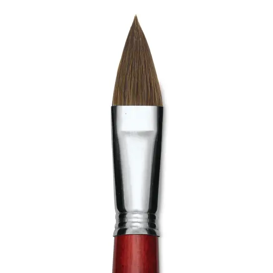 Escoda Bravo Light Ox Hair Brush - Long Filbert, Long Handle, Size 22 {1}