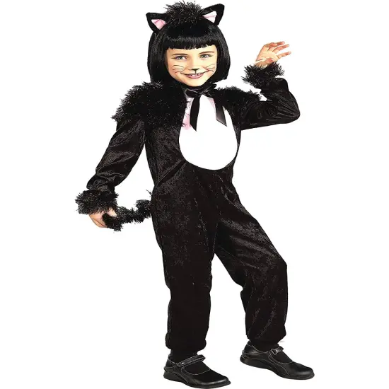 Girls Stola Kitty Black Cat Costume {1}