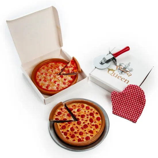 The Queen's Treasures 18 In Doll 9 Pc Pizza Party Food Accessory Play Set {2}