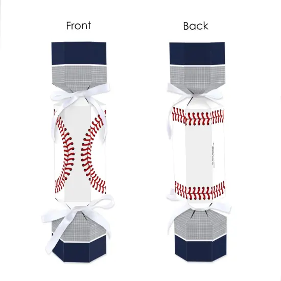 Big Dot of Happiness Batter Up - Baseball - No Snap Baby Shower or Birthday Party Table Favors - DIY Cracker Boxes - Set of 12 {7}