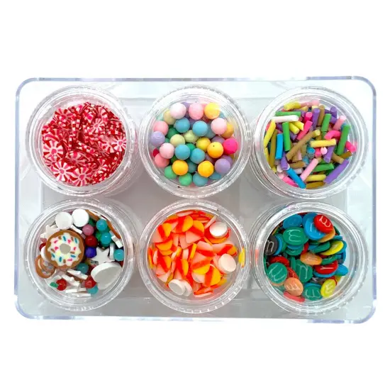 Sweet Treats Combo Set of Polymer Clay Pieces for Epoxy and UV Resin Art {1}