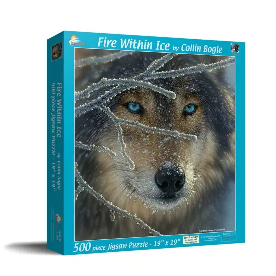 Sunsout Fire Within Ice 500 pc Jigsaw Puzzle 21859 {3}