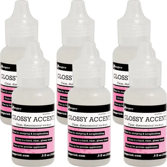 Multipack of 6 - Ranger Glossy Accents .5oz {2}