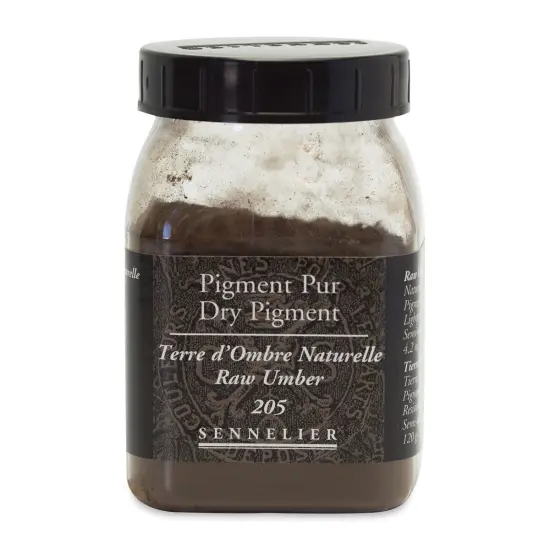Sennelier Dry Pigment - Raw Umber, 120 g jar {1}