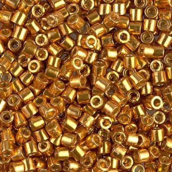 Miyuki Delica Bead 8/0, DBL1833, Duracoat Galvanized Yellow Gold {1}