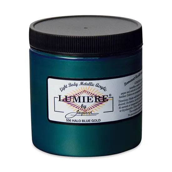 Jacquard Lumiere Acrylic - Halo Blue Gold, 8 oz Jar {1}