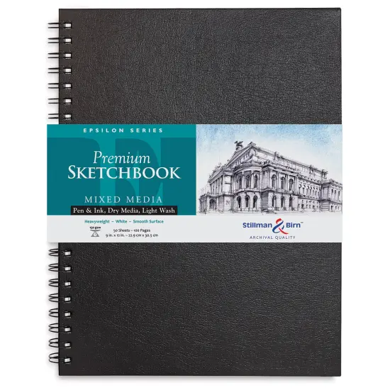 Stillman & Birn Epsilon Series Sketchbook - 12" x 9", Portrait, Wirebound, 50 Sheets {2}