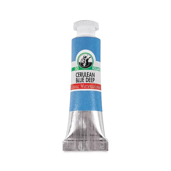 Old Holland Classic Artist Watercolor - Cerulean Blue Deep, 6 ml tube {1}