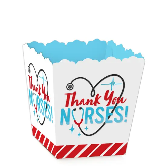 Big Dot of Happiness Thank You Nurses - Party Mini Favor Boxes - Nurse Appreciation Week Treat Candy Boxes - Set of 12 {1}