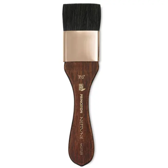 Princeton Neptune Synthetic Squirrel Brush - Mottler, Short Handle, 1-1/2 {1}