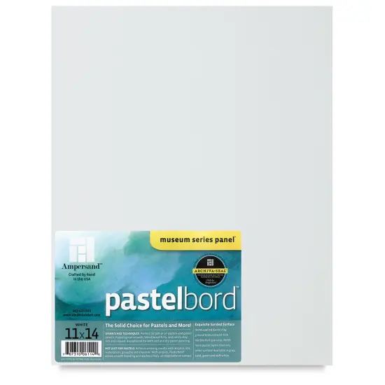 Ampersand Pastelbord Panel - 11" x 14",1/8" Profile, White {2}