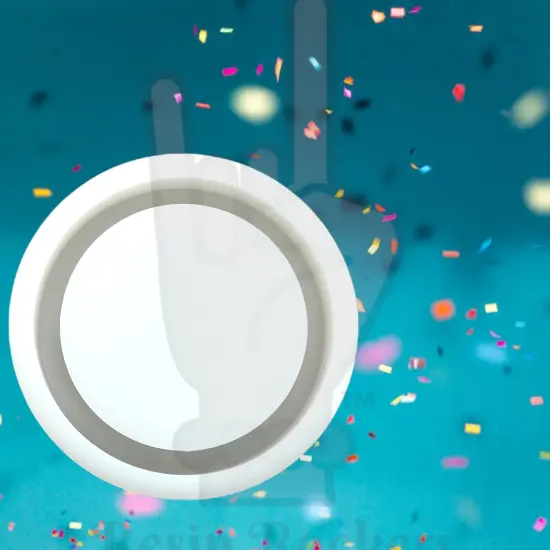 Plain Round Shaker Silicone Mold for Epoxy Resin Art {2}