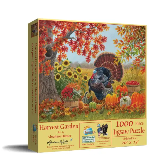 Sunsout Harvest Garden 1000 pc Thanksgiving Jigsaw Puzzle 69656 {3}