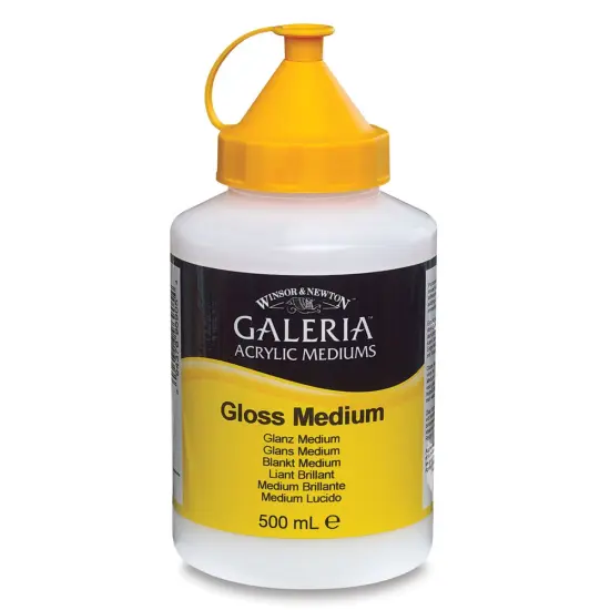 Winsor & Newton Galeria Acrylic Medium - Gloss, 500 ml bottle {2}