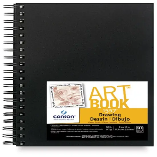 Canson Field Drawing Book - 10" x 7", Wirebound, 60 Sheets {1}