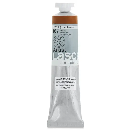 Lascaux Artist Acrylics - Oxide Red, 45 ml tube {1}