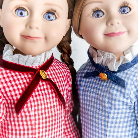 The Queen's Treasures 18 Inch Doll Clothes Set of 2 Little House Dresses {6}