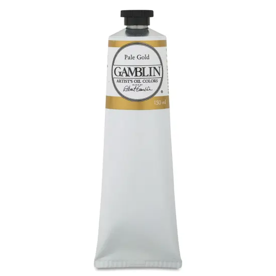 Gamblin Artist's Oil Color - Pale Gold, 150 ml tube {1}