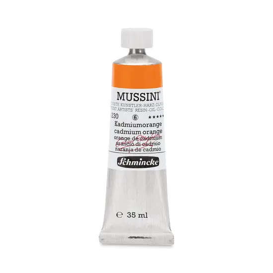 Schmincke Mussini Oil Color - Cadmium Orange, 35 ml tube {1}