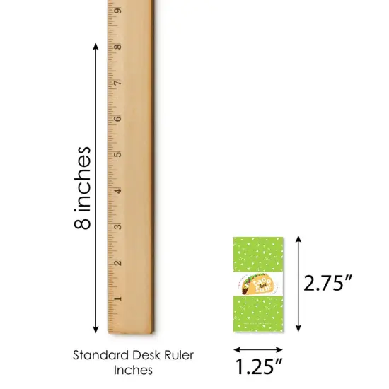 Big Dot of Happiness Taco 'Bout Fun - Mini Candy Bar Wrapper Stickers - Fiesta Small Favors - 40 Count {6}