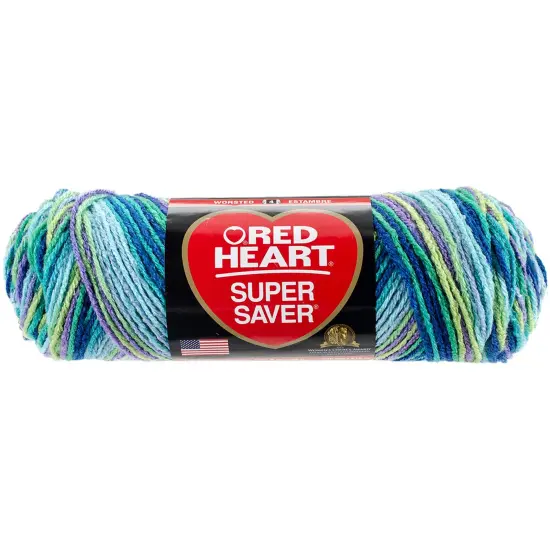 Multipack of 24 - Red Heart Super Saver Yarn-Wildflowers {1}