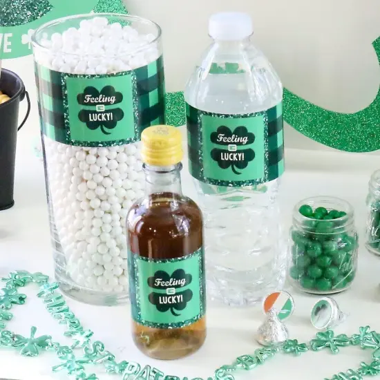 Big Dot of Happiness St. Patrick's Day - Saint Paddy's Day Party Water Bottle Sticker Labels - Set of 20 {7}
