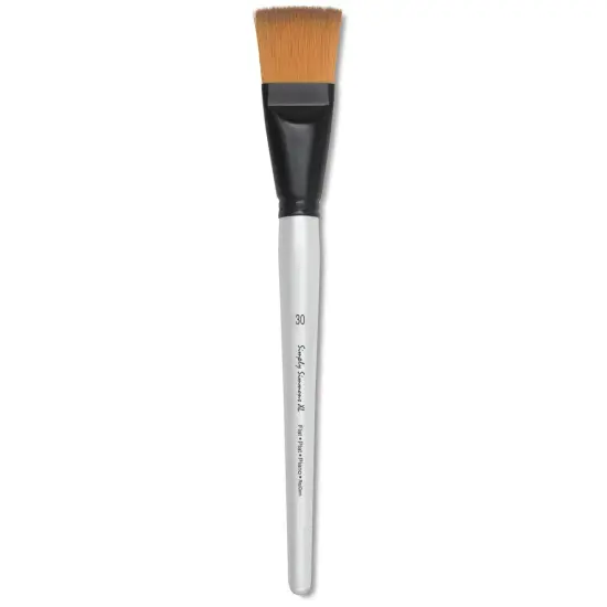 Simply Simmons XL Soft Synthetic Brush - Flat, Size 30 {1}