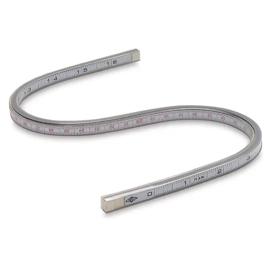 Alvin Flexible Curve - 32", Graduated {1}