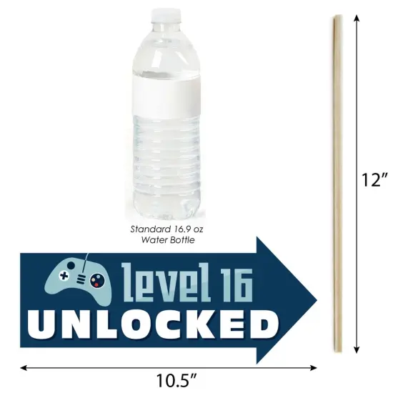 Big Dot of Happiness Funny Boy 16th Birthday - Sweet Sixteen Birthday Party Photo Booth Props Kit - 10 Piece {3}