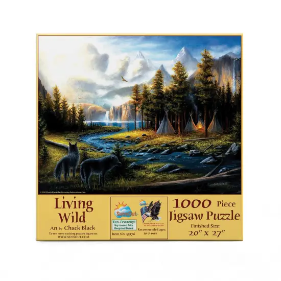 Sunsout Living Wild 1000 pc Jigsaw Puzzle 55176 {4}