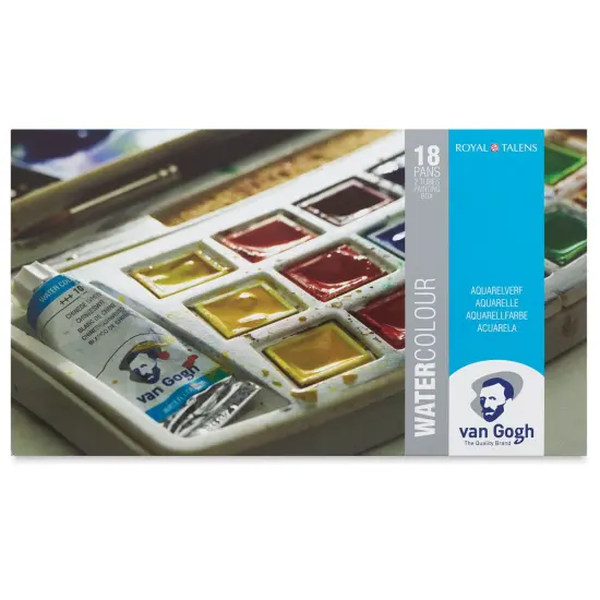 Van Gogh Watercolor Pocket Box - Set of 18, Assorted Colors {1}
