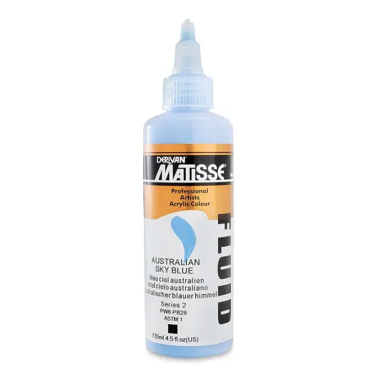 Matisse Fluid Acrylic - Australian Sky Blue, 135 ml {1}