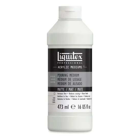 Liquitex Effects Pouring Medium - Matte, 16 oz bottle {1}