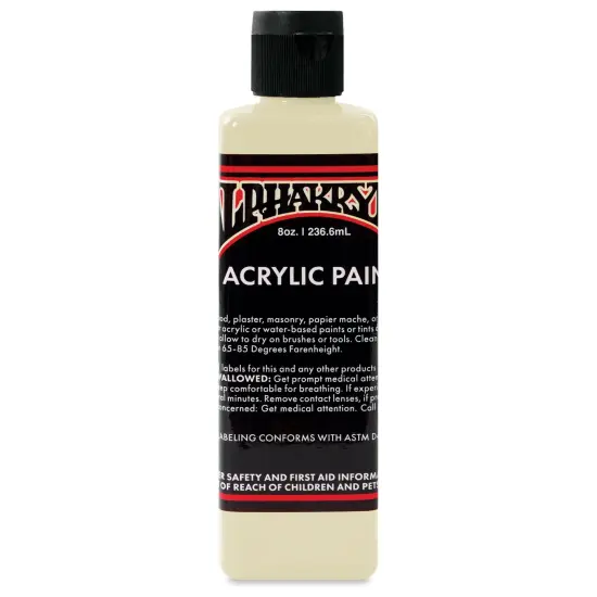 Alpha6 Alphakrylic Acrylic Paint - Ivory, 8 oz {1}