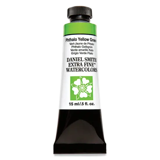 Daniel Smith Extra Fine Watercolor - Phthalo Yellow Green, 15 ml Tube {2}