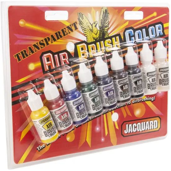 Jacquard Transparent Airbrush Exciter Pack 9/Pkg-0.5oz {2}