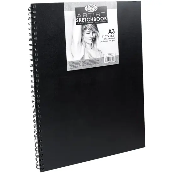 Royal & Langnickel(R) Spiral Hardcover Artist Sketchbook-11.6"X16.5" {1}