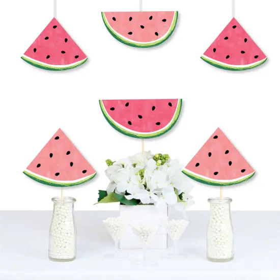 Big Dot of Happiness Sweet Watermelon - Decorations DIY Fruit Party Essentials - Set of 20 {1}